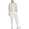 Nike Sportswear Essentials Cropped Coats Women's Limestone White Lapel Moderate DM6244-012