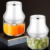 Portable Electric Garlic Mincer Miniature USB Rechargeable Chopper Wireless Vegetable Crusher Convenient Kitchen Tool