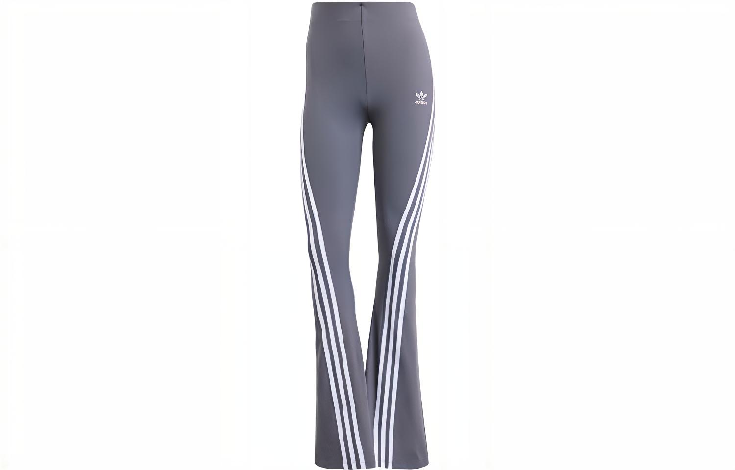 adidas originals Flared Knit Sweatpants Dark Grey IV9343 XXS