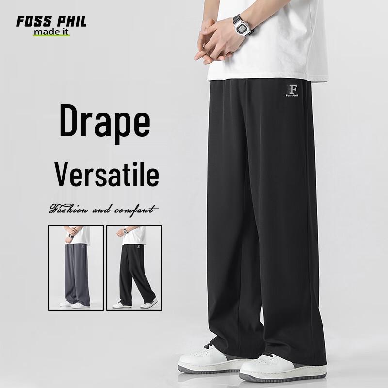 

Foss Phil Men s Loose Straight-Leg Casual Sport Pants XL