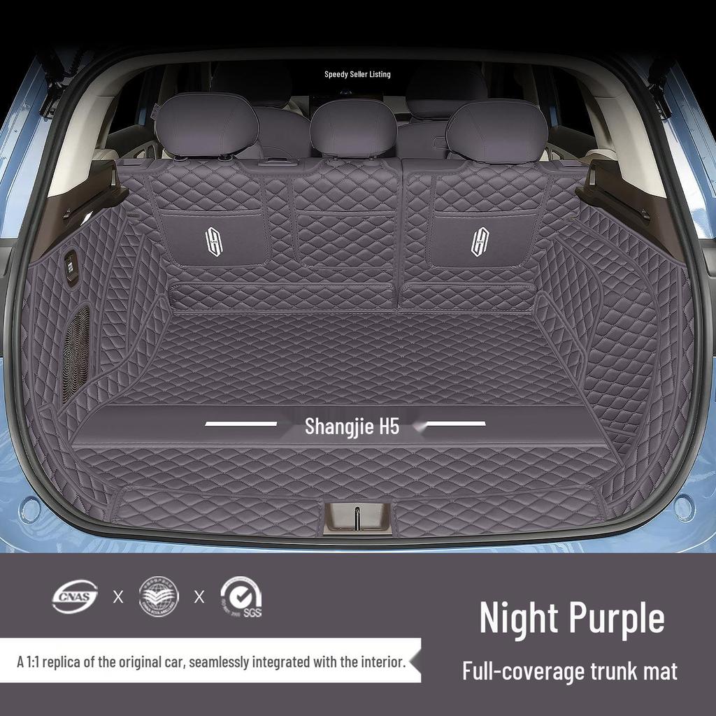 Huawei Shangjie H5 Trunk and Tail Box Mats - Full Coverage, Modified Design, Set of 25