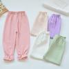 Children's Lantern Pants For Girls Boys Summer Thin Loose Simple Solid Color Kids Trousers Casual Baby Boy Girl Beach Pant