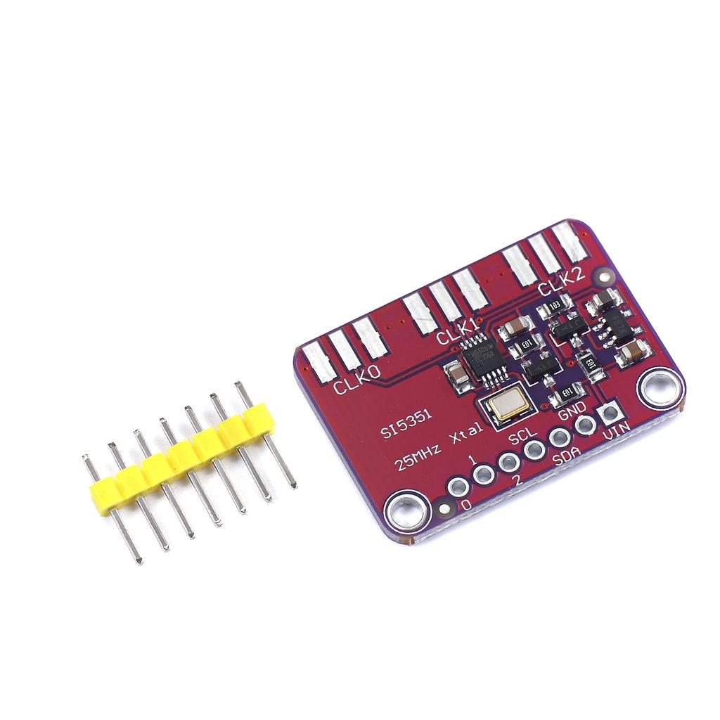 1/2pcs DC 3V-5V 5351 Si5351A Si5351 I2C Clock Generator Breakout Board Module Signal Generator Clock 8KHz-160MHz