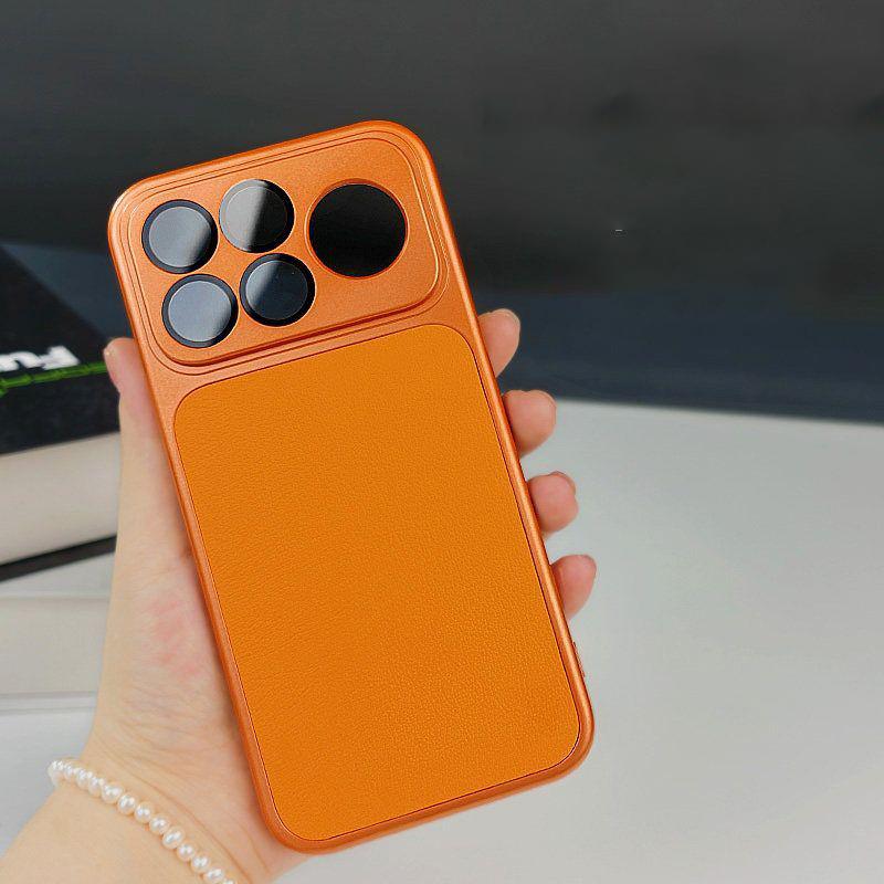 For Xiaomi Poco F9 Ultra Case Poco F8 Pro Cover f9 pro F8 Ultra Leather Case Luxury Lens Case Protect Matte leather Back Cover