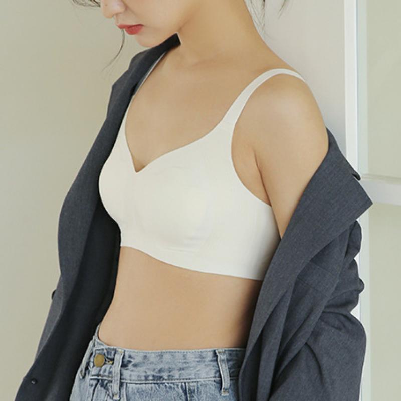 Summer Non-marking Lingerie Thin Section Brassiere Without Steel Ring Bra Back Corset