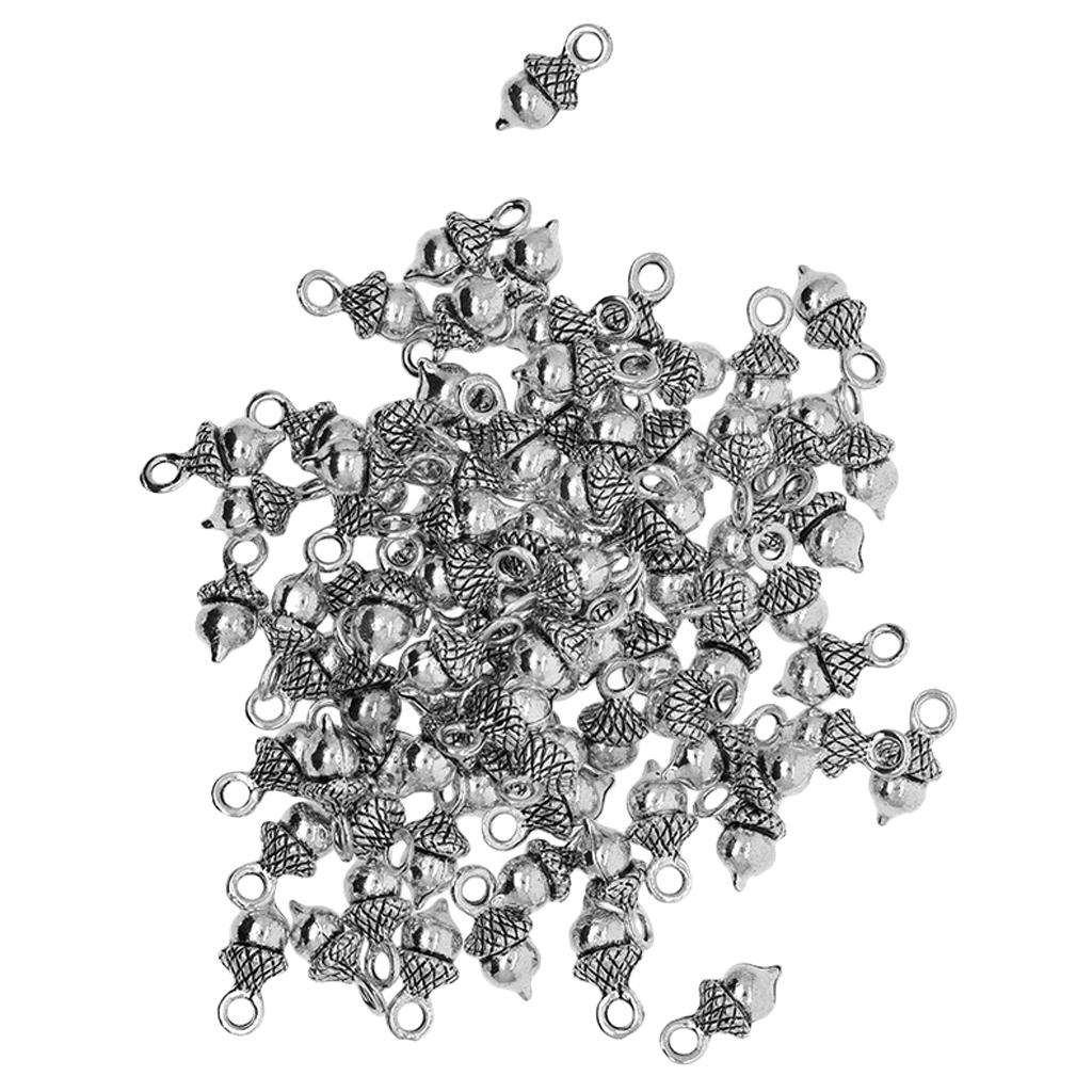 50Pcs Acorn Charms Pendant Findings