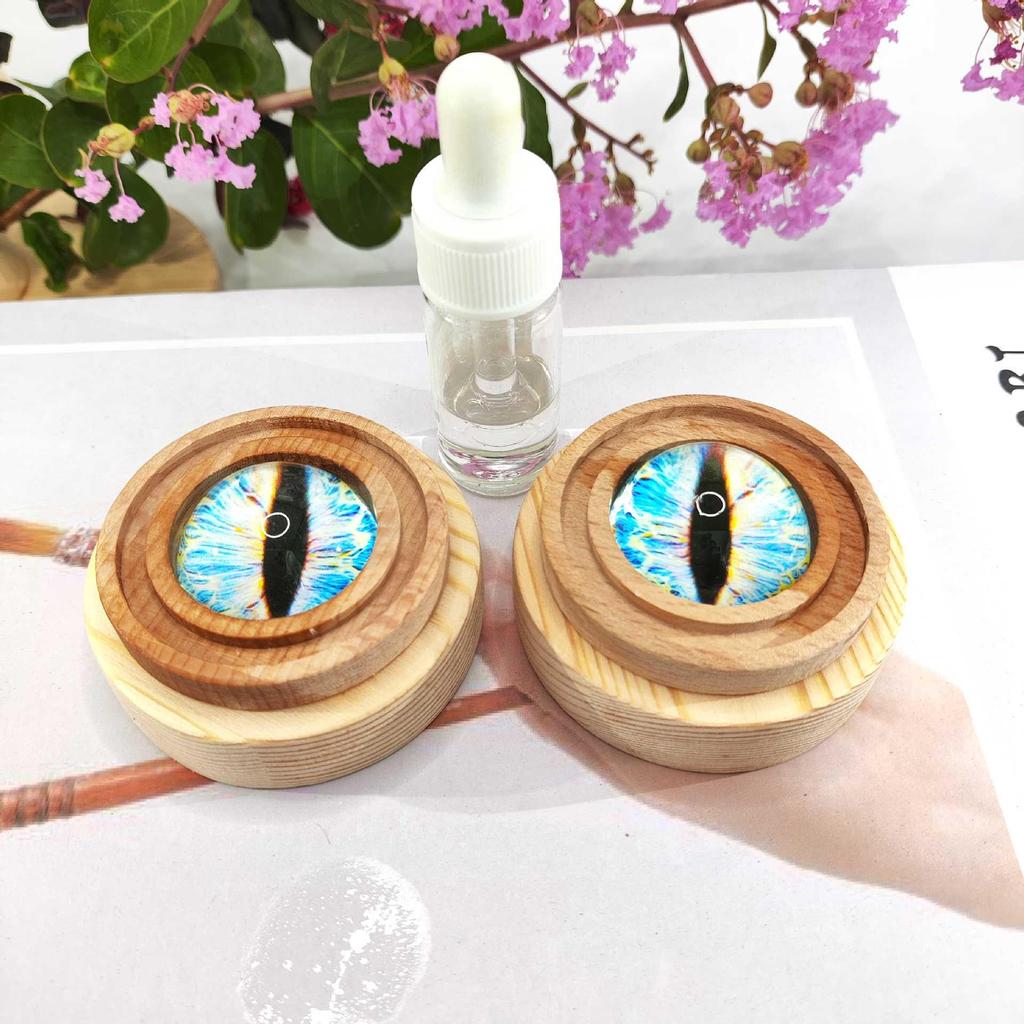 Snake Eye Dual Wood Fireless Aromatherapy Essential Oil Diffuser Set