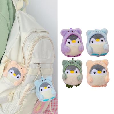 Penguin Doll Keychain Bag Pendant Charm Plush Doll Toy Car Keychain Christmas Gifts Phone Ornaments for Womens Girls