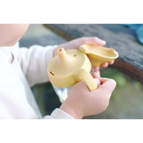 KINTO BONBO Straw Mug, 260ml, Orange, Kids/Baby, Dishwasher Safe, 26452