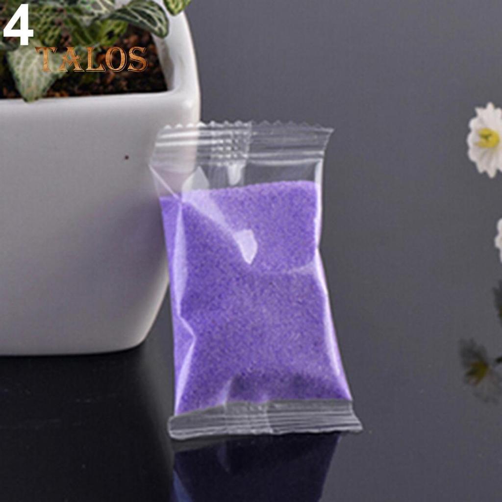 1 påse färgad kvartssand miniatyr akvarium bonsai-kruka älvträdgård dekor tillbehör