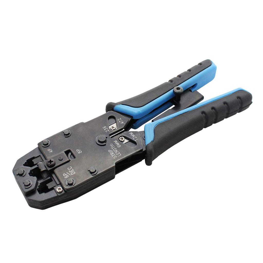 LAN Cable Modular Plug Crimping Tool Crimping Pliers RJ45 RJ11 RJ12 4P4C 6P6C 8P8C with Ratchet TARO'S 4-Pole 4-Core 6-Pole 4-Core 8-Pole 8-Core