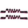 2PCS Stretching Strap with Loops 8 Segment Fitness Stretch Band for Stretching Equipment Exercise Flexibility Pink