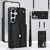 For Samsung Galaxy S26 Ultra S26 Plus S26 Wallet Case PU Leather Flip Cover Card Holder Kickstand Long Lanyard Shockproof Case