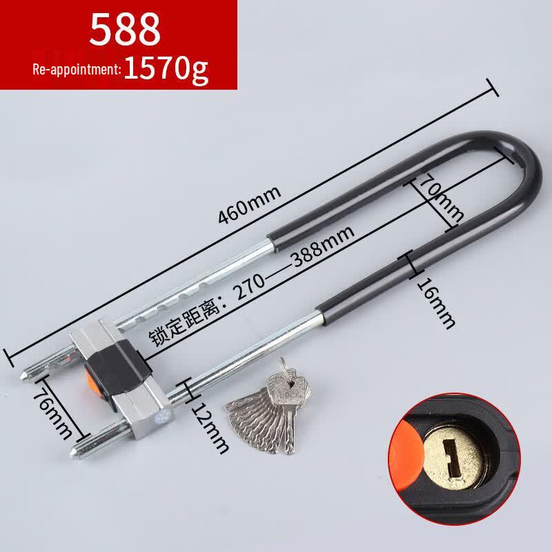 Suiyu Heavy-Duty U-Lock for Glass Sliding Doors