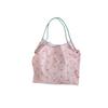 3 Summer Large-capacity Shoulder Bag, Drawstring Shopping Bag, Fresh Bow Tote Bag, Underarm Bag.
