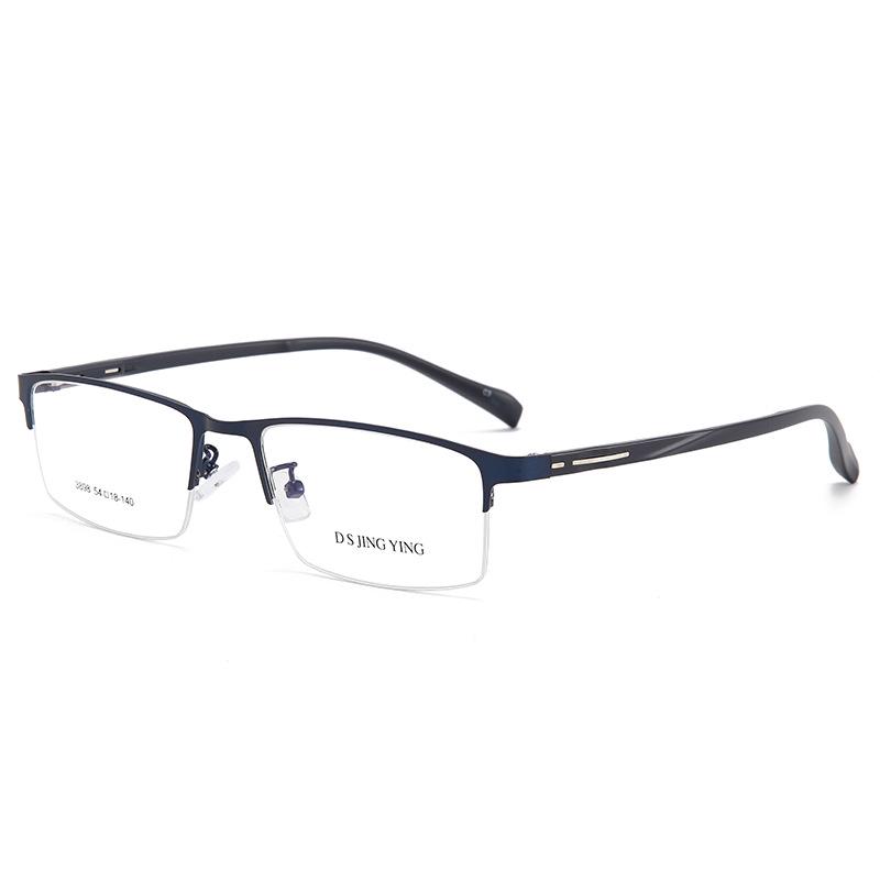 Ultra-Light Men's Retro Half-Rim Glasses Frame