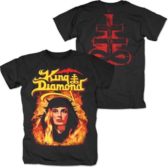 New Authentic King Diamond Fatal Portrait Mercyful Fate Black Metal Band TShirt Unisex T-Shirt XXL