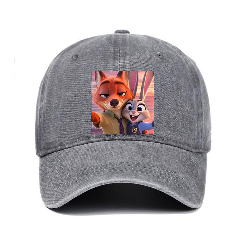 Cartoon Zootopia Three-toedSloth Baseball Cap Couple Women Print Trucker Hat Summer Casual Outdoor Dropshipping Baseball Caps