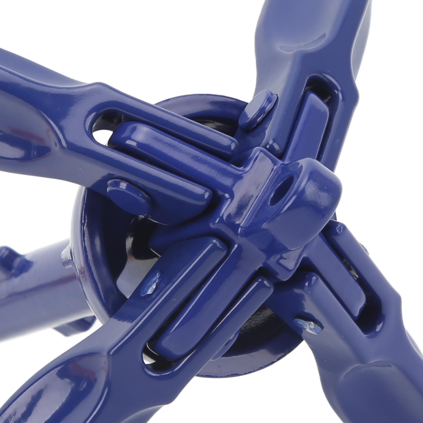 

Marine Anchor Blue Aluminium Foldable Boat Kayak Anchor with Yellow Rope for Fishermen