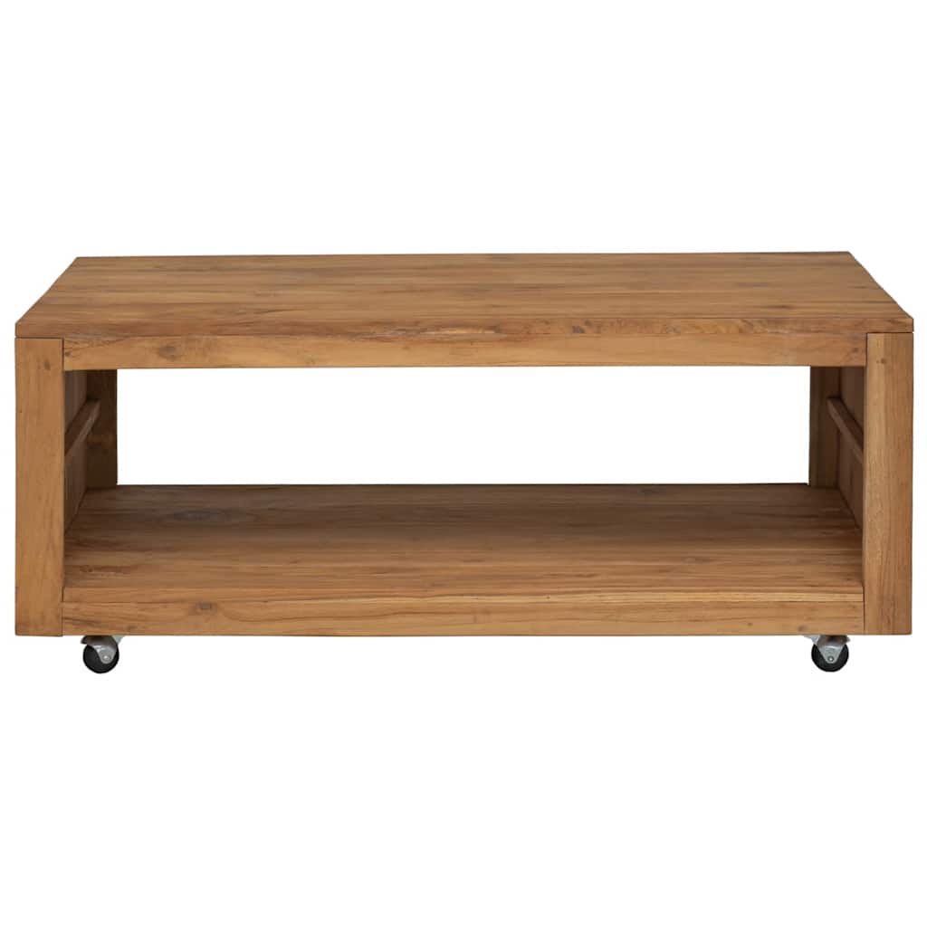 Coffee Table 110 X 60 X 40 Cm Solid Teak Wood