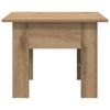 Coffee Table Artisan Oak 55 x 55 x 42 cm Engineered Wood