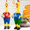 Screaming Chicken Dog Toy Funny Sound Toy Soccer Style Stress Relief Venting Novelty Gift Pet Toy