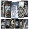Animal White Tiger Phone Case For Oppo A54 A53 A52 A15 A95 A16 A78 A79 A80 A98 4G Find X5 X6 Reno10 12 13 F Pro 5G Cover