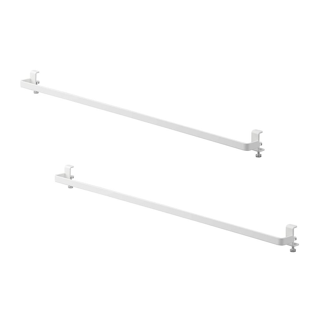Yamazaki Tower Indoor Clothes Drying Rack with Hanger Set of Hangs on Screw 5619 x 2 Bars, 2, Lintel, Mount, White,