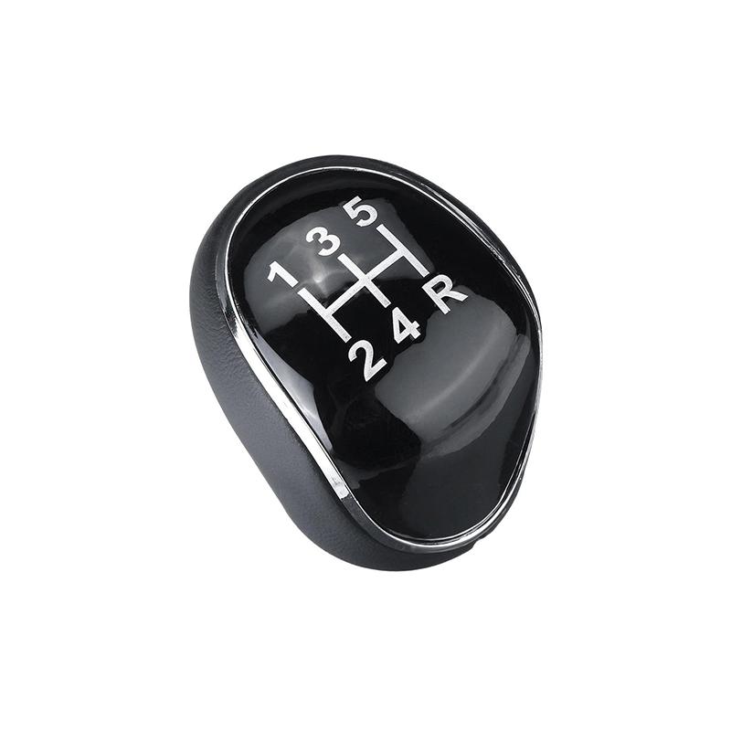 Pommeau de levier de vitesse manuel 5/6 vitesses pour voiture, poignée de levier de vitesse en cuir, remplacement pour Ford Focus Mk2 Mk3 Mondeo Mk4 S-Max C-Max Kuga Transit