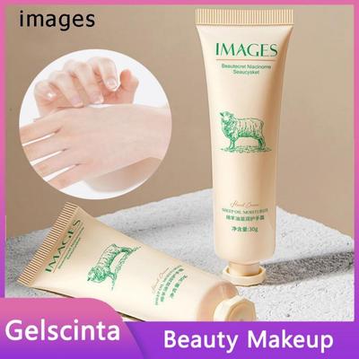 Feuchtigkeitsspendende Handcreme mit Lanolin. Feuchtigkeitsspendende, weiche, seidige, feuchtigkeitsspendende, hautpflegende, zarte und glänzende Handcreme.