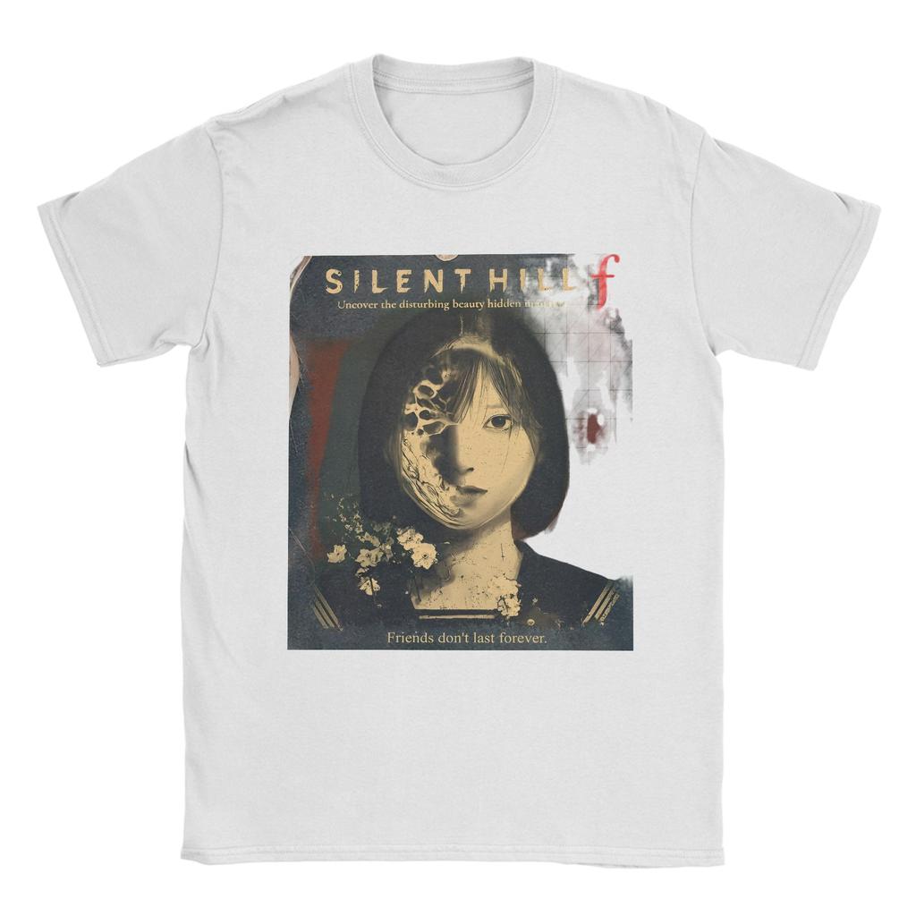Oversized T Shirt Hinako Shimizu  Silent Hill F 100 Cotton T-Shirts  Leisure Tshirt for Men's Summer Y2K Fun Short Sleeve Tops