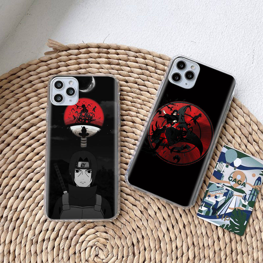 DT19 Naruto Itachi Case for Samsung A04 A14 A23 A34 A54 M23 M33 M52 M53 Realme 10 9 C30S C35 C55 VIVO Y02S Y21 Y33S Y51 X80 Pro Clear Cover