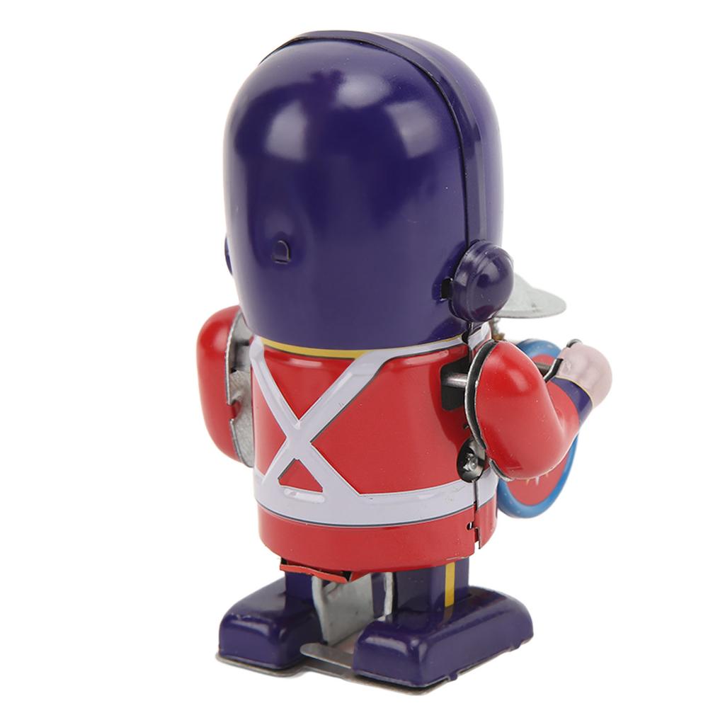 Clockwork Vintage Toy Tinplate Retro Play Golf Indoor Games Wind Up Golf Toy with 5 Steel Balls for Christmas Birthday Gift