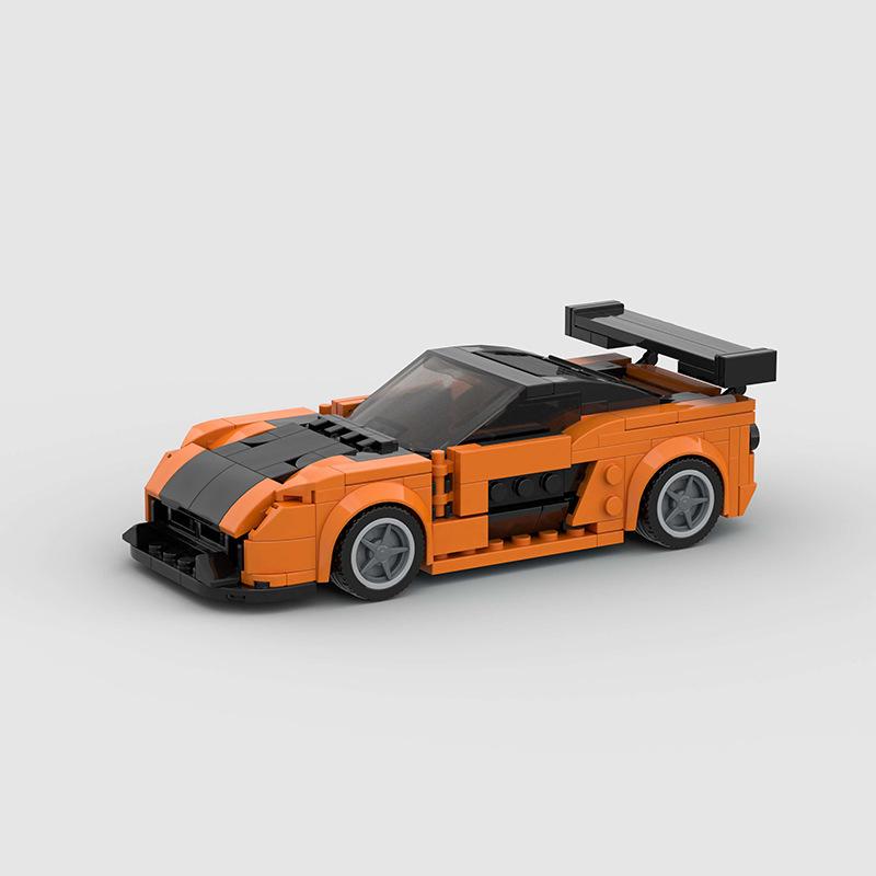 MOC Technical Car City Speed Vehicle Vetro Car Rally Building Blocks Bricks Ornament Creative Toys For Kids Adults Birthday Gift