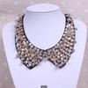 Diamond Women Shirt False Collars Crystal Removable Collar For Women Fake Collar Detachable Diamond Lacklace Nep Kraagie