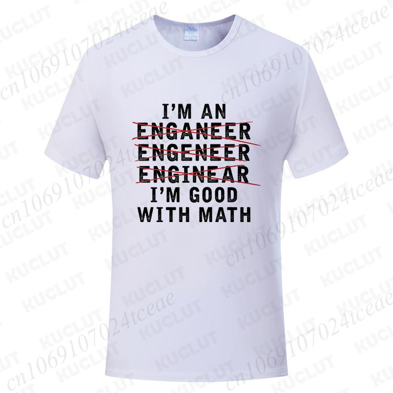 Vertrau mir ich bin ein Ingenieur Design T-Shirts für Männer Lustige Geek Buchstaben T-Shirts Programmierer Streetwear Lässig Kurzarm O-Ausschnitt T-Shirt