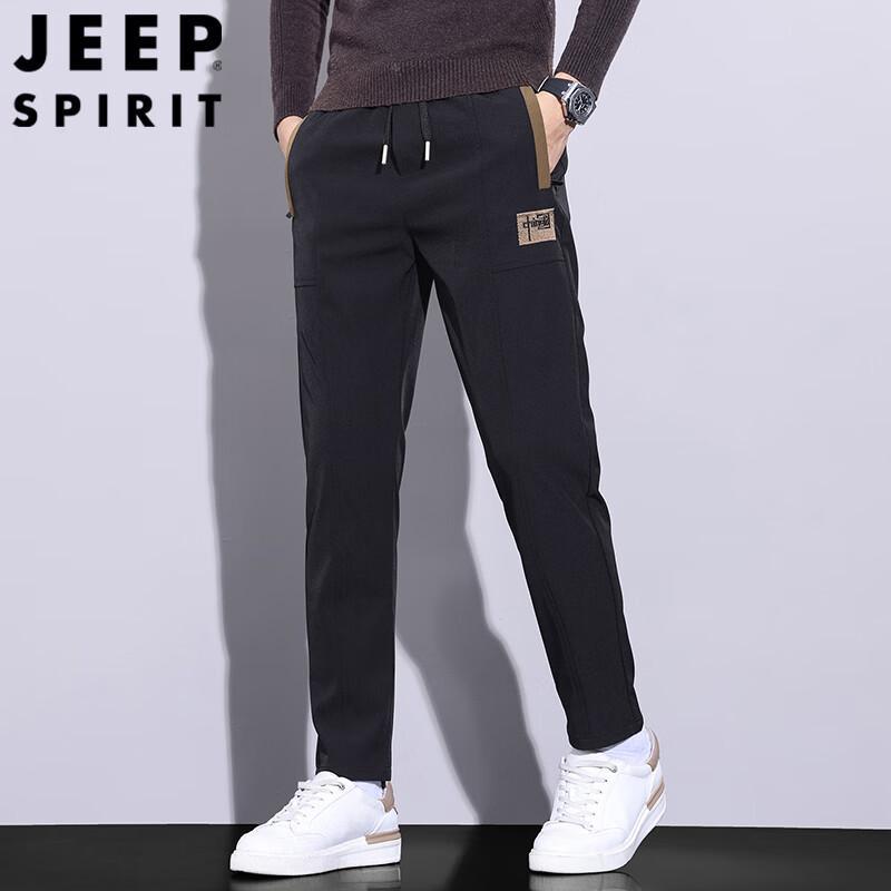 JEEP SPIRIT Men s Fleece-Lined Casual Outdoor Pants 31