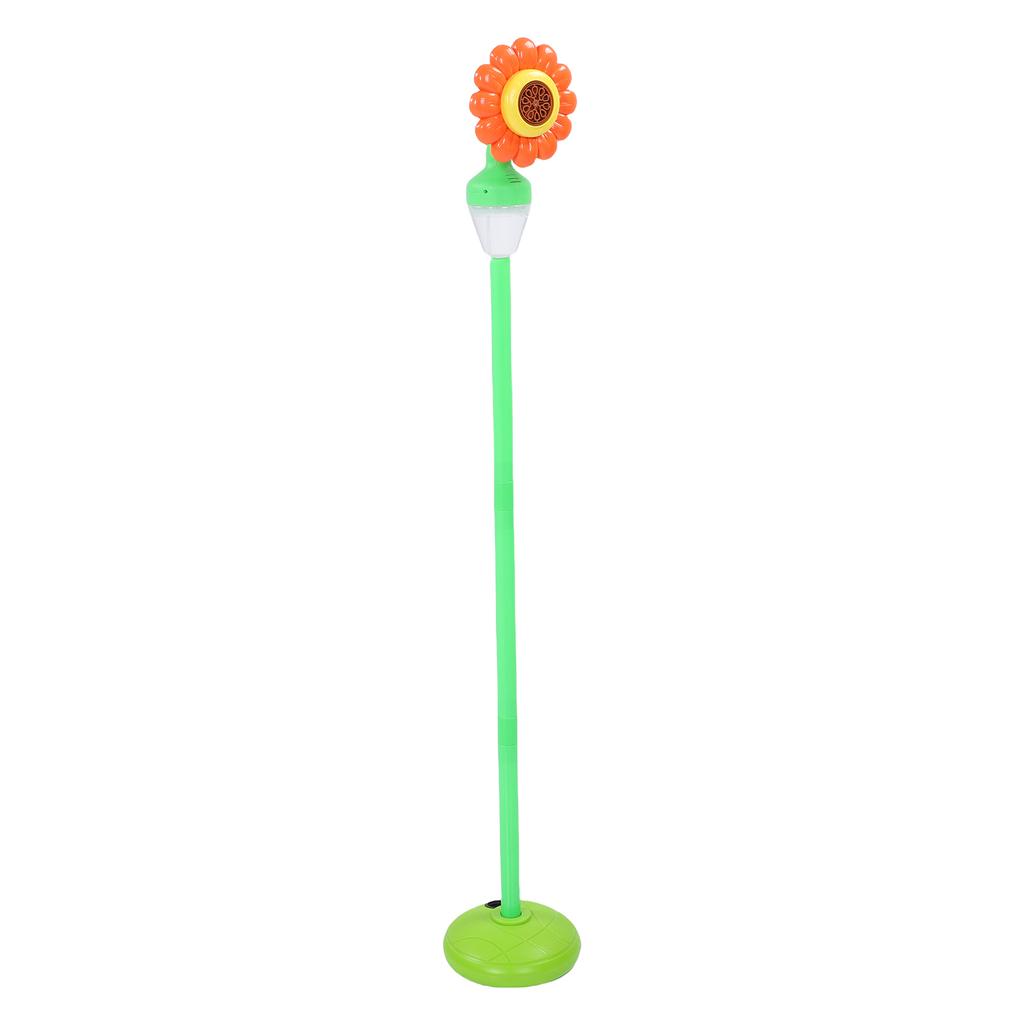 Sonnenblumen-Seifenblasenmaschine Automatischer Seifenblasenwerfer Lichter Dekorationen Wiederaufladbarer Akku Einfache Installation Start für Kinder Innen Außen Hochzeit