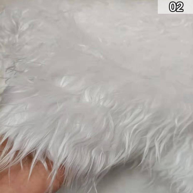 Umělá měkká plyšová látka Dlouhá látka z umělé kožešiny na šití oděvů Látky na pozadí šperků Cosplay látka Hračka pro panenky DIY řemesla