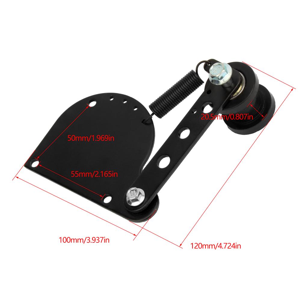 Motorcycle Chain Adjuster Tensioner Durable Professional Black Practical For 49cc 66cc 80cc 2 Stroke Engine Engine Motorized Bik