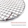 ZISIZ Stainless Steel Handheld BBQ Grill Net with Legs, 4-Pack