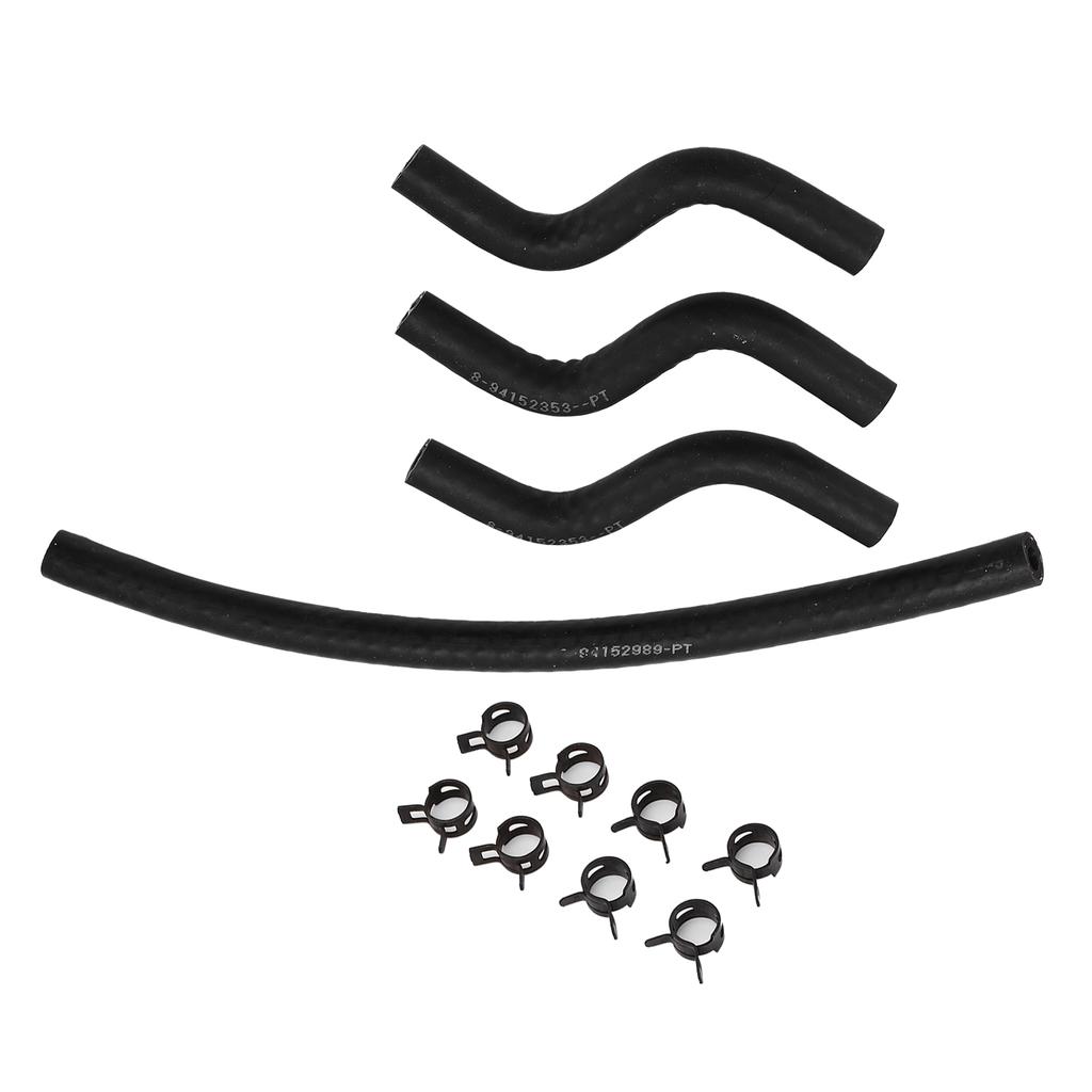 Injector Fuel Return Pipe Rubber High Temperature Resistant Flexible Injector Fuel Rail for Isuzu