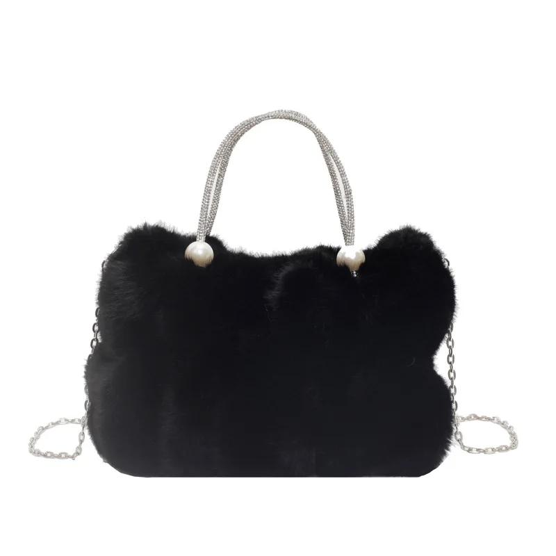 Modne Damskie Torby na Ramię Torba Crossbody dla Kobiet Włochata Torba Ręczna Torba Wiaderko Portmonetka i Torebki Torby Matka Dzieci