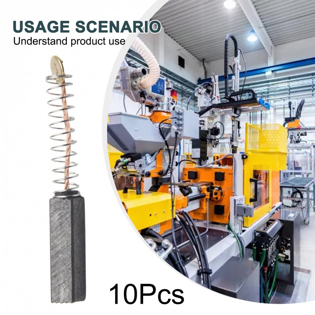 Carbon Brushes 20mm X 5mm X 5mm Carbon Brushes Carbon/Metal