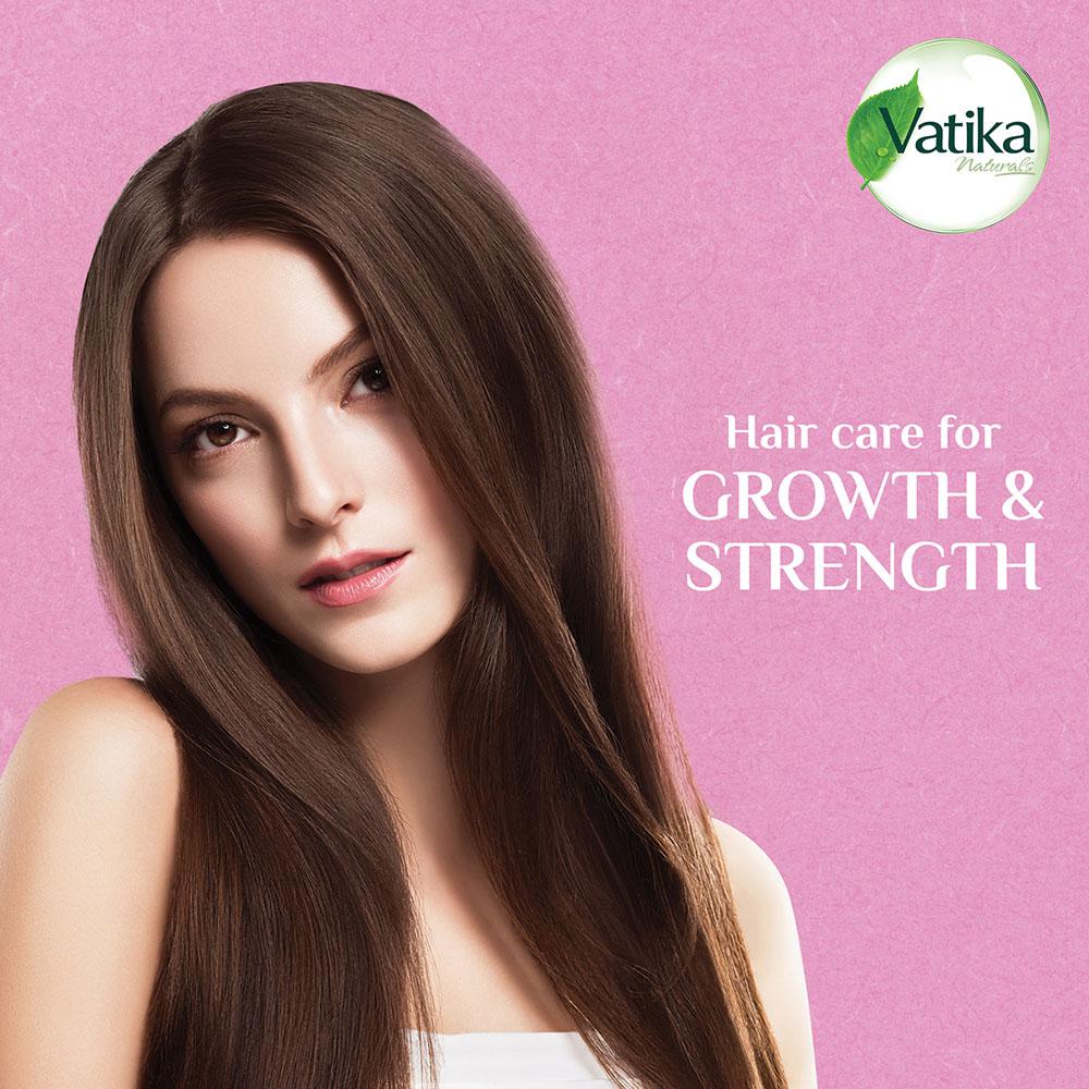 Garlic Hair Oil 200ml. with Garlic Extract Vatika Naturals Dabur Multivitamin - Natural Hair Growth
