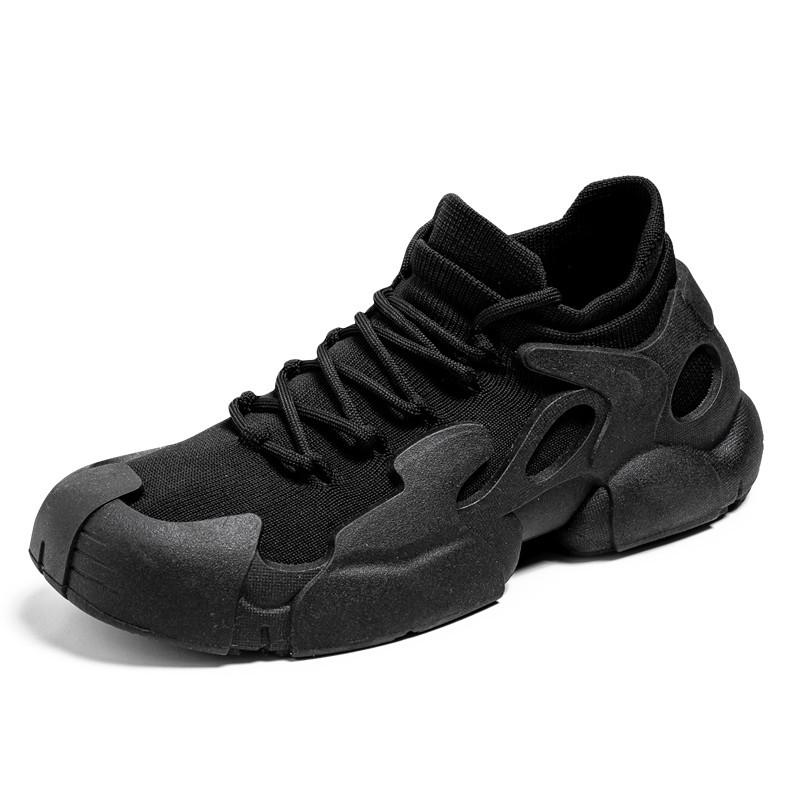 2024 Summer New Men's Casual Sports Shoes Fly-woven Mesh Breathable Dad Shoes Low-top Live Broadcast Platform Men's Shoes