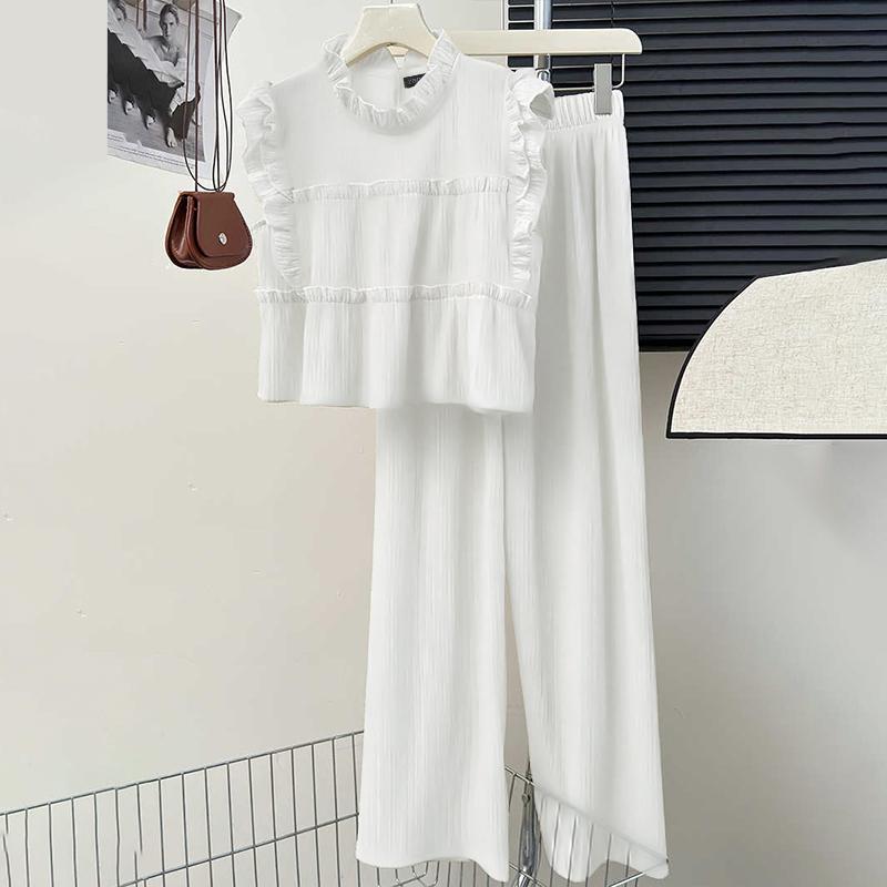 

ZANZEA Женский летний повседневный комплект из двух частей: майки и брюки 2XL