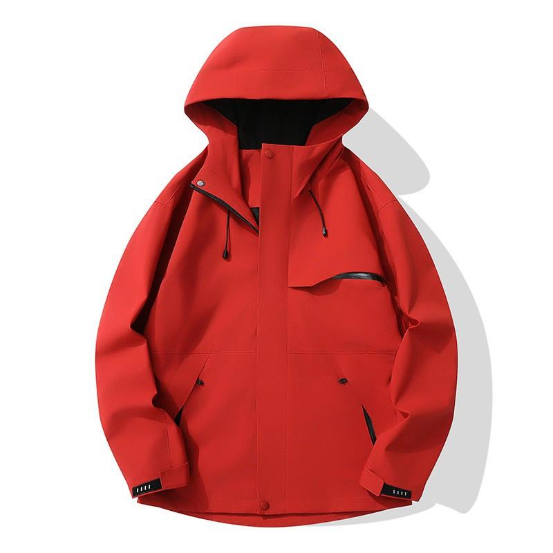 Mens Womens 3-in-1 Waterproof Windproof Hiking Jacket With Removable Shell Gore-Tex Fabric All-Season Outdoor Parka