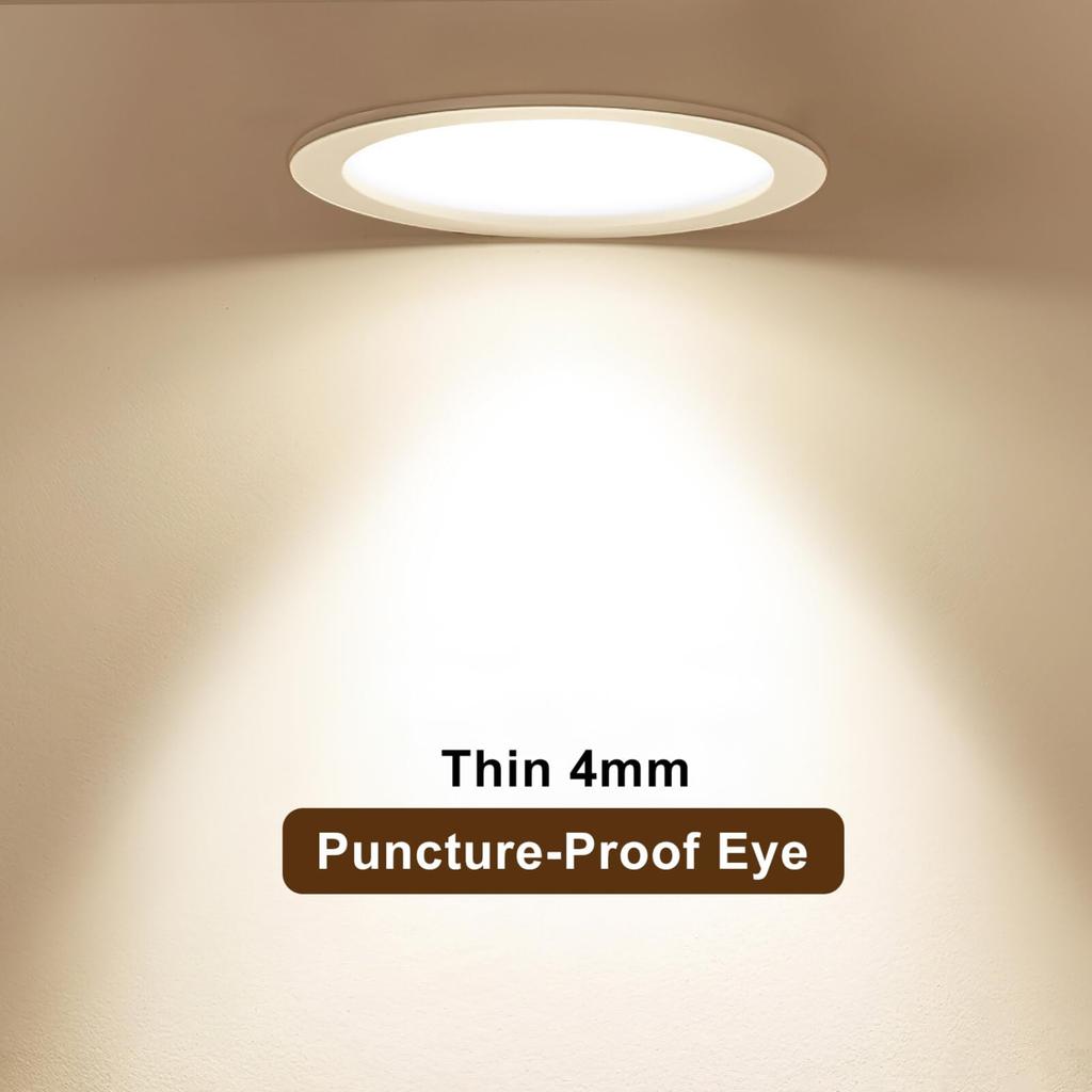 NUOLUX Einbauleuchten-Diffusorabdeckung, Spot-Lampenschirm-Diffusorplatte, 99 mm Durchmesser, Blendfreier Filter, für Einbauleuchten und Deckenleuchten, Beleuchtung