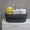 Rectangle Knitted Storage Basket Large Capacity Weaving Storage Basket  Home Decoration